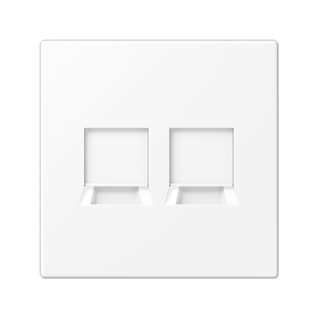 Placa ModJack 2 tomas LS bl mate  JUNG JUNLS1969-25WEWWM