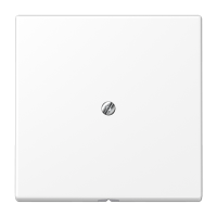 Placa con salida cablee LS bl mate  JUNG JUNLS990AWWM