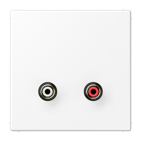 Conexión multimedia RCA LS blanco alpino  JUNG JUNMALS1021WWM