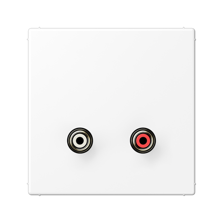 Conexión multimedia RCA LS blanco alpino  JUNG JUNMALS1021WWM