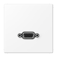 Conexión multimedia VGA LS blanco alpino  JUNG JUNMALS1102WWM