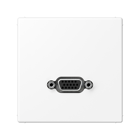 Conexión multimedia VGA LS blanco alpino  JUNG JUNMALS1102WWM