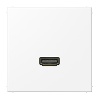 Placa HDMI LS blanco mate  JUNG JUNMALS1112WWM