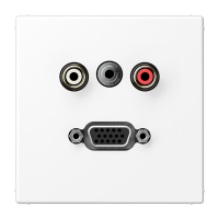 Placa CA/Miniklinke/VGA LS bl Mate  JUNG JUNMALS1072WWM