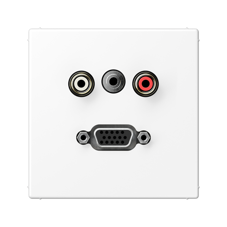 Placa CA/Miniklinke/VGA LS bl Mate  JUNG JUNMALS1072WWM