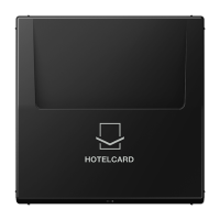 Receptor de tarjeta-llave LS negro mate  JUNG JUNLS590CARDSWM