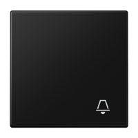 Tecla c/ simb Timbre LS negro mate  JUNG JUNLS990KSWM