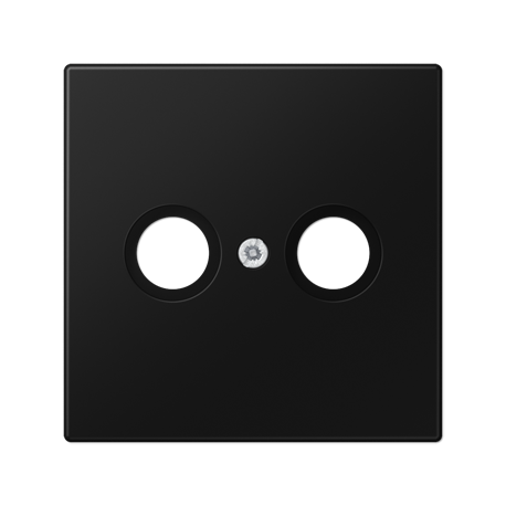 Placa toma TV LS negro mate JUNG JUNLS990TVSWM