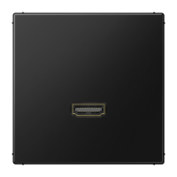 Conexión multimedia HDMI LS negro  JUNG JUNMALS1112SWM