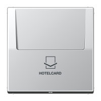 Tarjetero hotel LS aluminio  JUNG JUNAL2990CARD