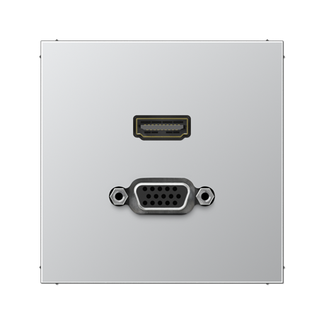 Placa HDMI/VGA LS aluminio  JUNG JUNMAAL1173