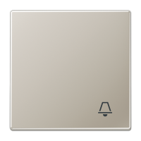 Tecla c/ simb Timbre LS acero  JUNG JUNES2990K