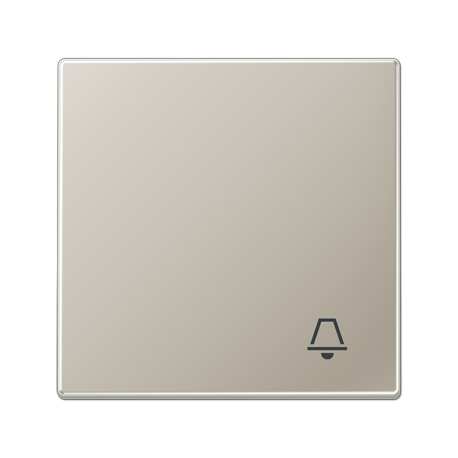 Tecla c/ simb Timbre LS acero  JUNG JUNES2990K