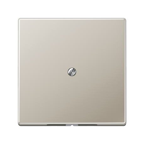 Placa con salida cable LS acero  JUNG JUNES2990A