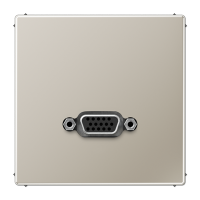 Placa VGA LS acero  JUNG JUNMAES1102