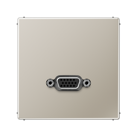 Placa VGA LS acero  JUNG JUNMAES1102