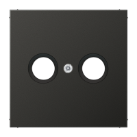 Placa toma TV LS antracita  JUNG JUNAL2990TVAN