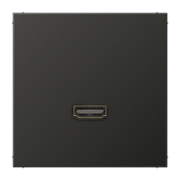 Placa HDMI LS antracita  JUNG JUNMAAL1112AN