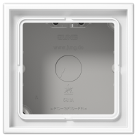 Caja superficie BLANCO ALPINO Jung LS992 JUNLS581AWW