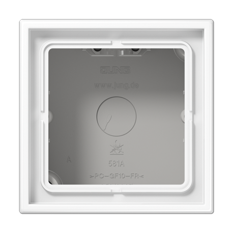 Caja superficie BLANCO ALPINO Jung LS992 JUNLS581AWW