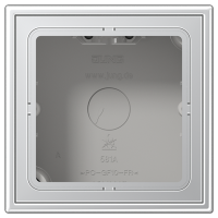 Caja superficie ALUMINIO Jung LS992 JUNAL2581A-L