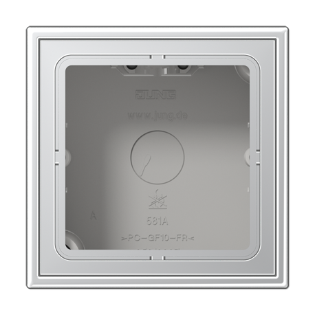 Caja superficie ALUMINIO Jung LS992 JUNAL2581A-L