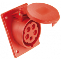 Base industrial trascuadro inclinada 3P+N+T, 16A 230V~  SOLERA SOL931152A