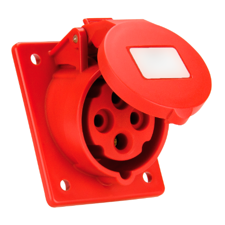 Base industrial trascuadro inclinada 3P+T, 32A 230V~  SOLERA SOL931144A