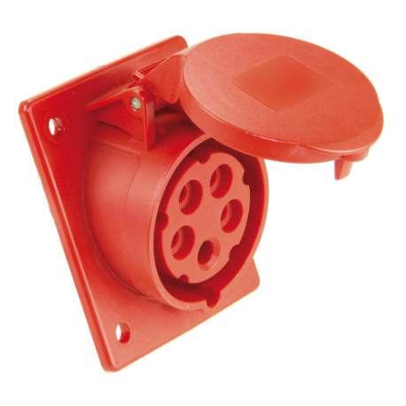 Base industrial trascuadro inclinada 3P+N+T, 32A 230V~ SOLERA SOL931154A