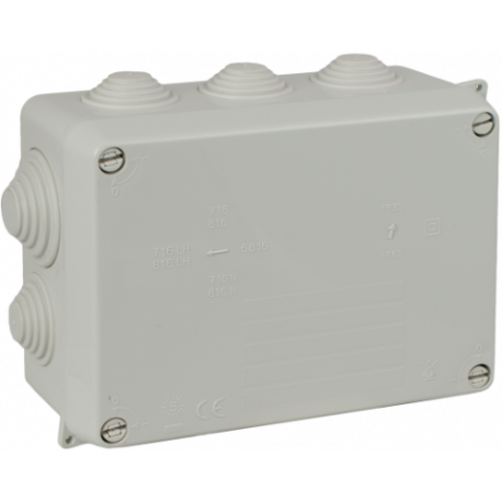 Caja estanca de conexión con conos SOLERA SOL716