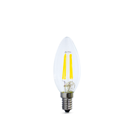 BOMBILLA FILAMENTO STYLE VELA E14 4W LUZ CALIDA ECOLUX ECOEC-2421