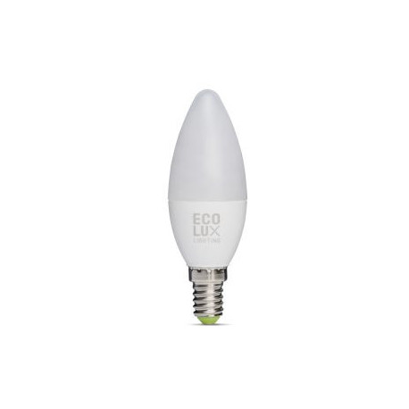 BOMBILLA LED CANDLE POLO E14 5,5W ECOLUX ECOEC-3331