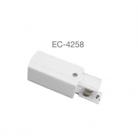 CONECTOR DE ALIMENTACIÓN DER. CARRIL ALUMINIO TRIF ECOLUX ECOEC-4258