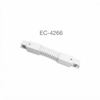 CONECTOR FLEXIBLE PARA CARRIL DE ALUMINIO TRIFÁSICO 180º ECOLUX ECOEC-4266