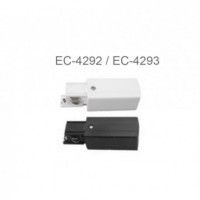 CONECTOR DE ALIMENTACIÓN IZQ. CARRIL ALUMINIO TRIFÁSICO ECOLUX ECOEC-4293