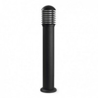 Baliza 90cm rejilla E27 100/23W gris urbano LEDS C4 LC455-9320-Z5-M3