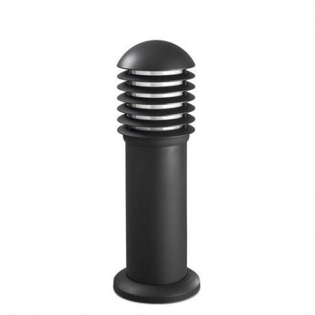 Baliza 50cm rejilla E27 100/23W gris urbano LEDS C4 LC455-9319-Z5-M3