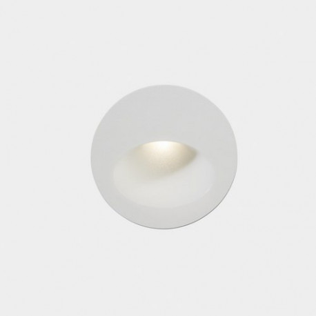 Aplique empotrable a pared IP65 BAT redondo oval LED 2,2W 45lm blanco LC405-E014-14-CK