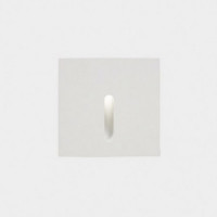 Aplique empotrable a pared IP65 BAT cuadrado lineal LED 2,2W 11lm blanco LC405-E017-14-CK