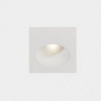 Aplique empotrable a pared IP65 BAT cuadrado oval LED 2,2W 45lm blanco LC405-E016-14-CK