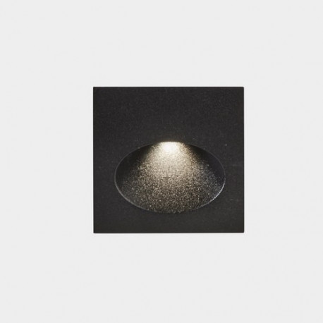 Aplique empotrable a pared IP65 BAT cuadrado oval LED 2,2W 24lm gris urbano LC405-E016-Z5-CK