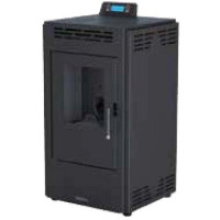 ESTUFA PELLET 9KW BOREAL 9 CAMARAS LATERALES NEGRO