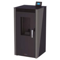 Estufa pellet 12 kw color gris
