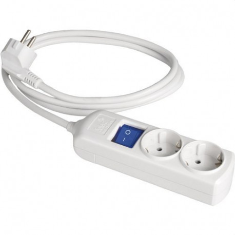 Prolongador 2-6 Tomas 2P+T 16A 250V 3680W interruptor luminoso 1,5m SOLERA SOL8012IL