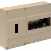 Caja distribucion superficie 8 elementos+4 precintables 277x188x55mm marfil SOLERA SOL697