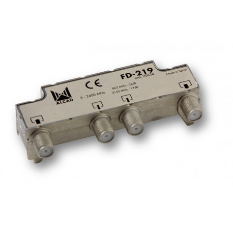 Derivador FD-219 2 salidas 24dB/17,5dB - Ref. 9060034 ALCAD ALC9060034