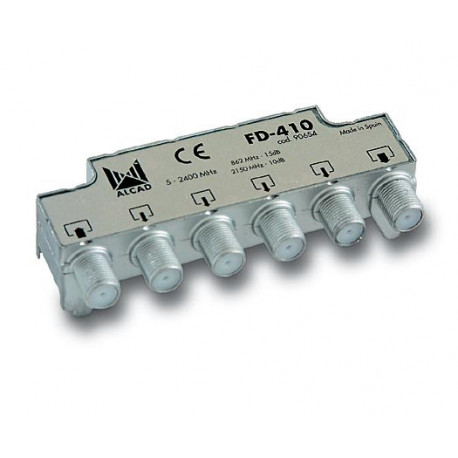 Derivador FD-410 4 salidas 16dB - Ref. 9060054 ALCAD ALC9060054