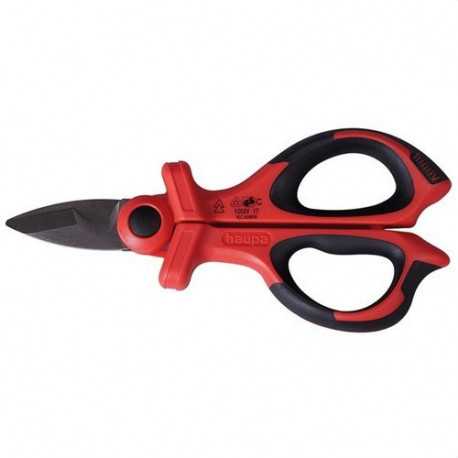 Tijera para electricista especial VDE 160mm 70mm2 1000V HAUPA HAU200201