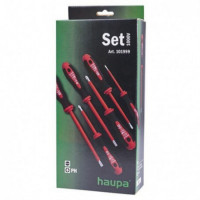 JUEGO DESTORNILLADOR POZIDRIV HAUPA HAU101999PZ