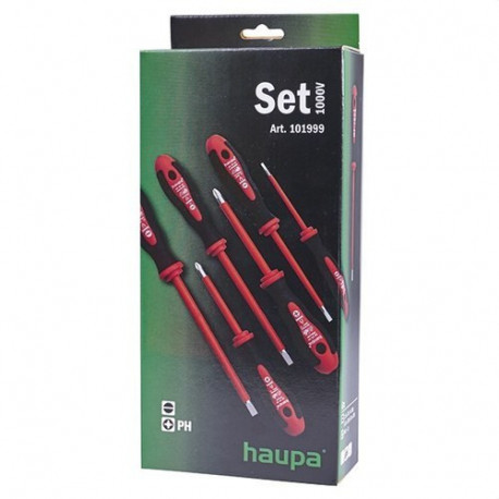 JUEGO DESTORNILLADOR POZIDRIV HAUPA HAU101999PZ